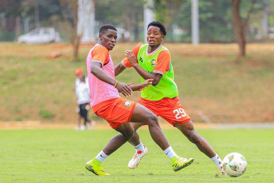 Harambee Stars in training