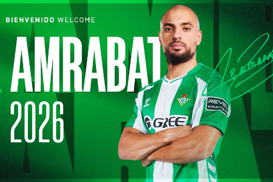 Amrabat, jugador del Betis 