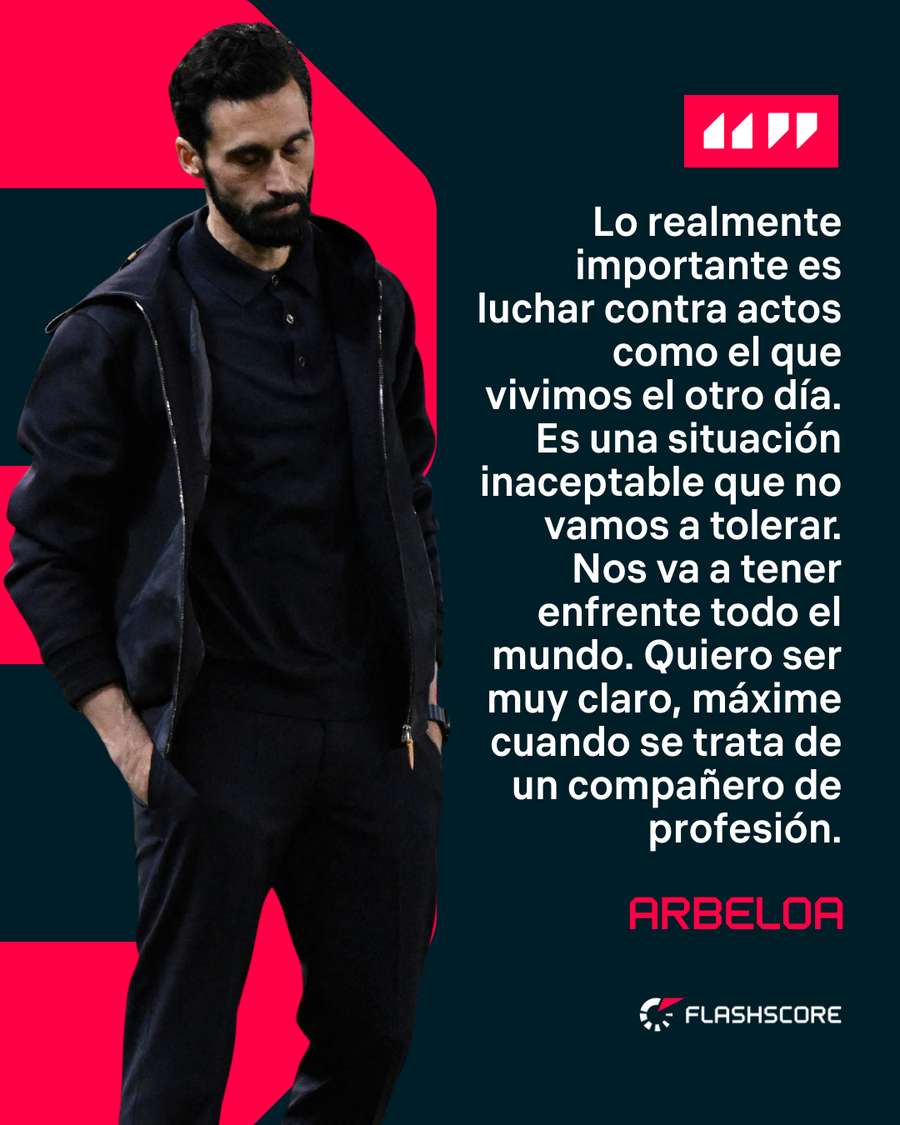 Las palabras de Arbeloa