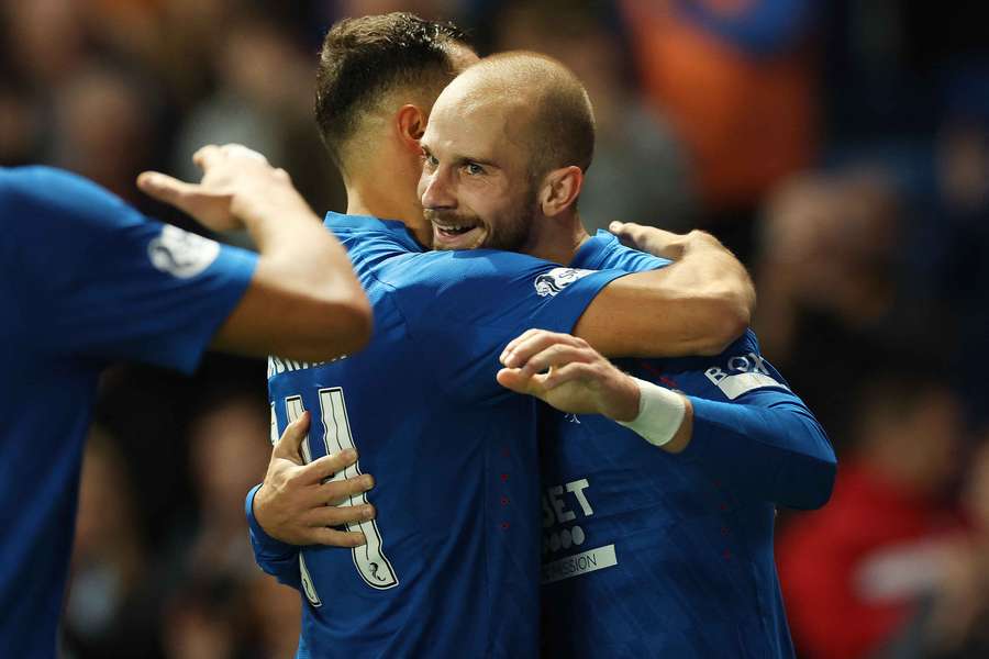 Václav Černý se dvakrát střelecky prosadil v zápase Rangers proti St. Johnstone.