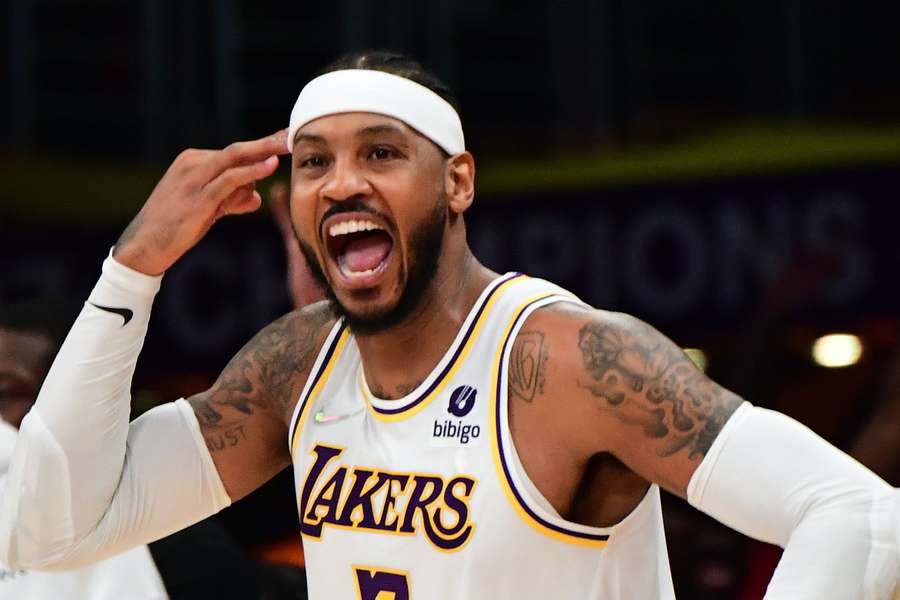 Carmelo Anthony jogou pela última vez nos Lakers