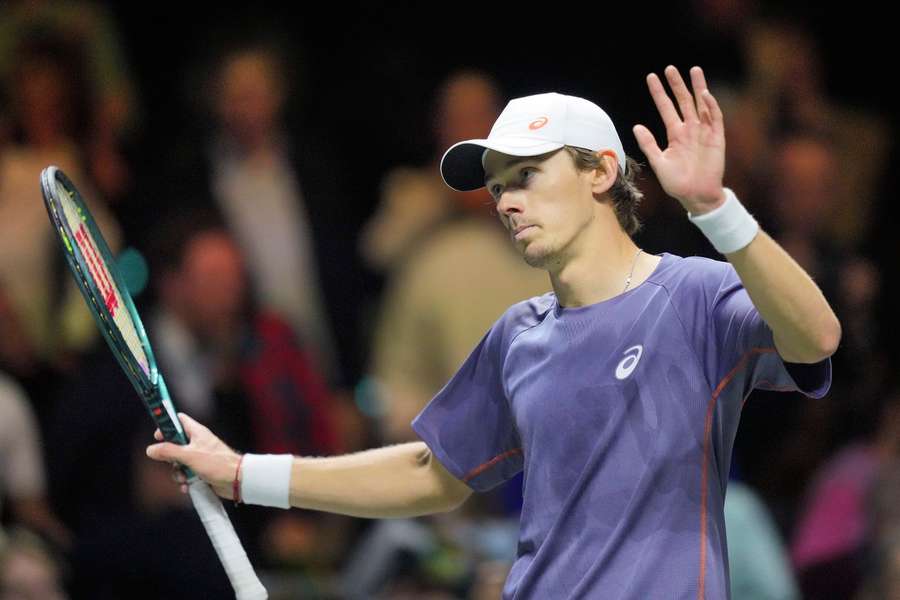 De Miñaur, durante su partido ante Bellucci