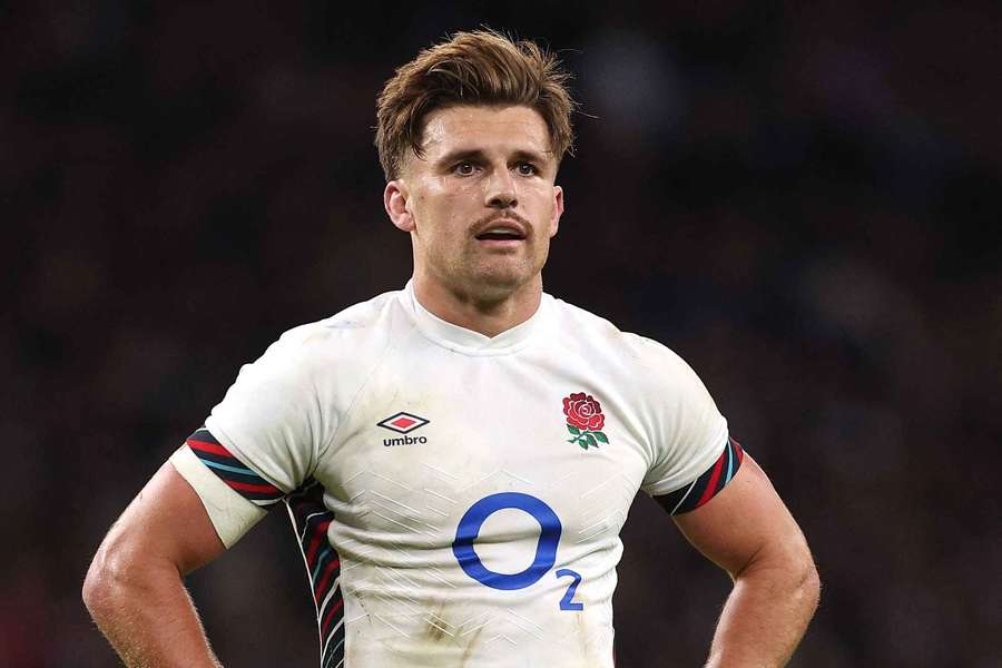 England's Henry Slade pictured competing against the All Blacks earlier this month