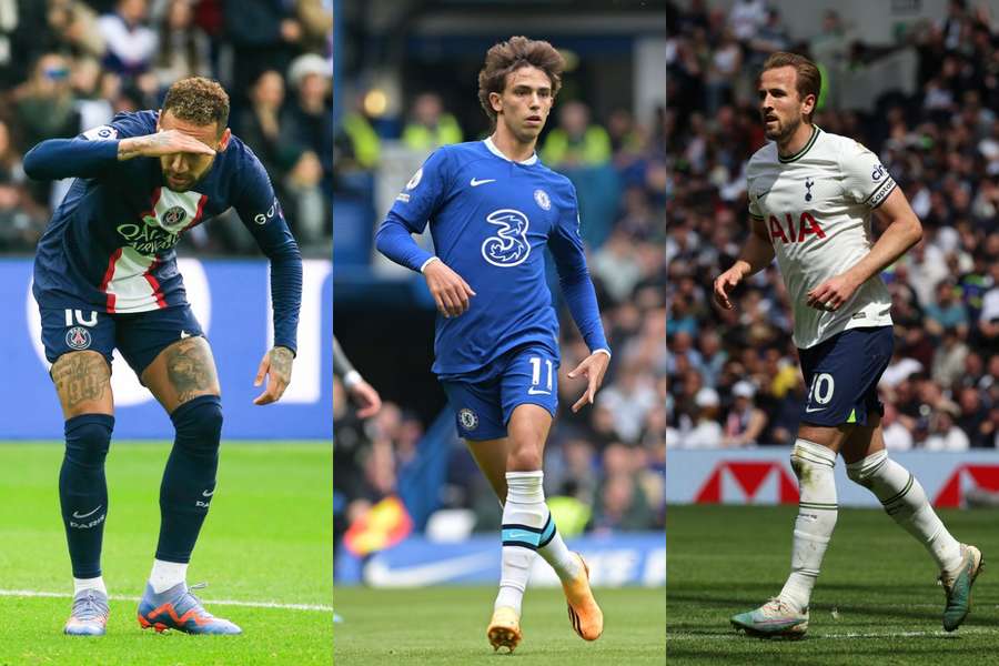 Neymar (PSG), Joao Felix (Chelsea) și Harry Kane (Tottenham), trei dintre jucătorii care ar putea ajunge la Newcastle în această vară