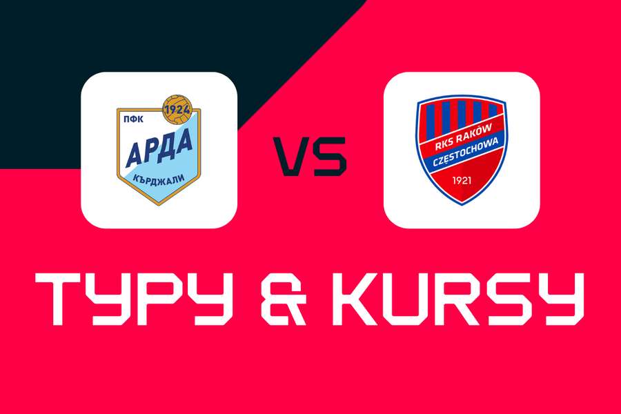 Arda Kyrdżali - Raków Częstochowa: Typy bukmacherskie, najlepsze kursy i zakłady (Liga Konferencji)