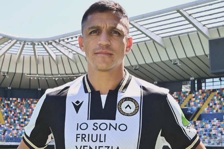 Alexis Sanchez în tricoul lui Udinese 13 ani mai târziu