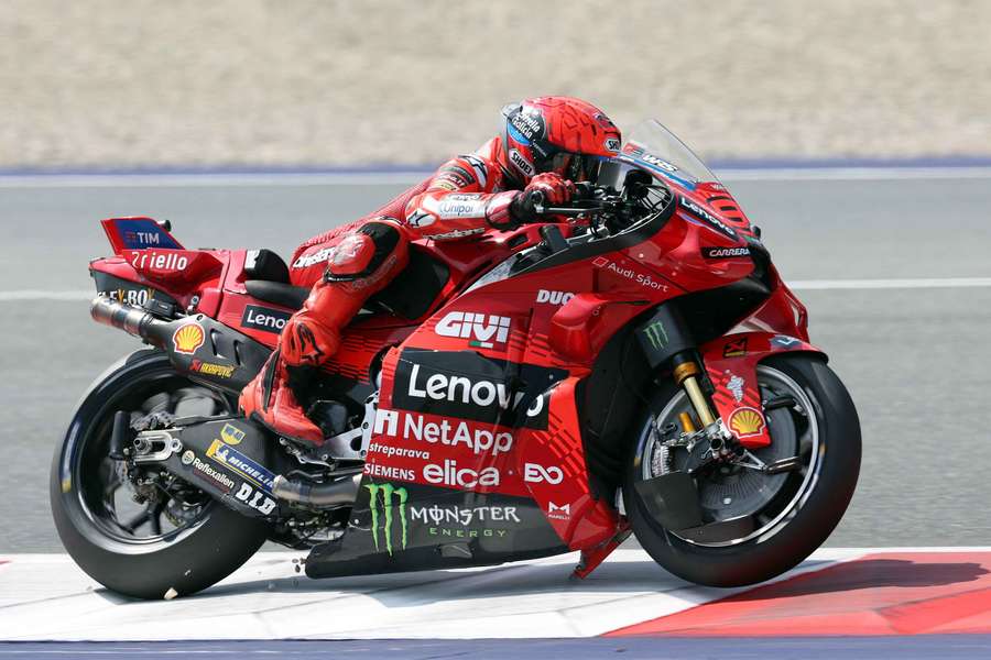 Marc Marquez in action at the Austrian Grand Prix