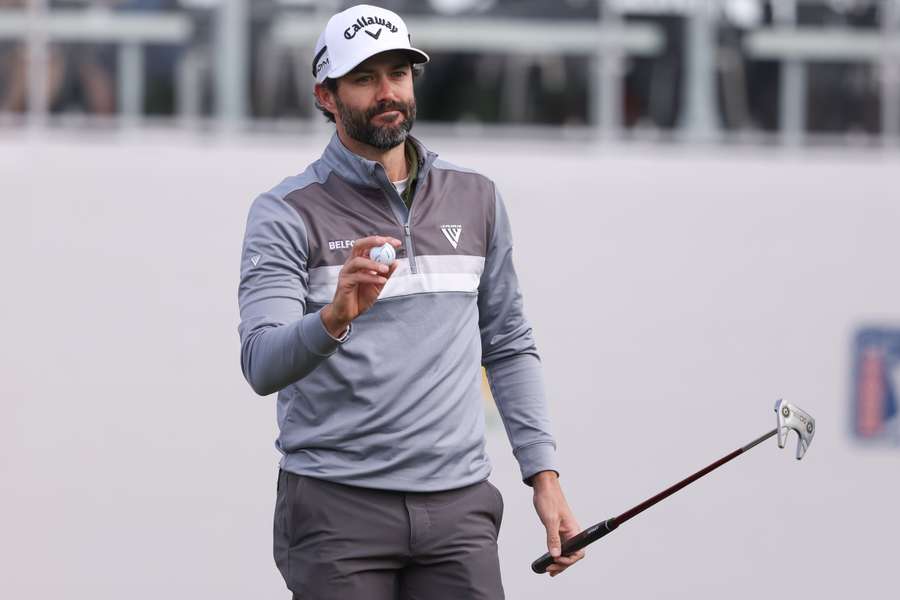 Adam Hadwin sank two birdies in eight holes to match defending champion Scottie Scheffler for the lead at the PGA Phoenix Open