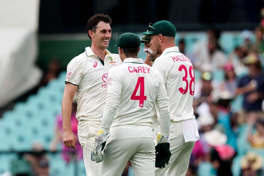 Cummins took his third consecutive five-wicket haul