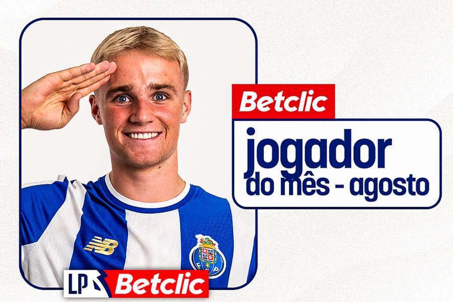 Froholdt, jogador do mês de agosto na Liga Portugal