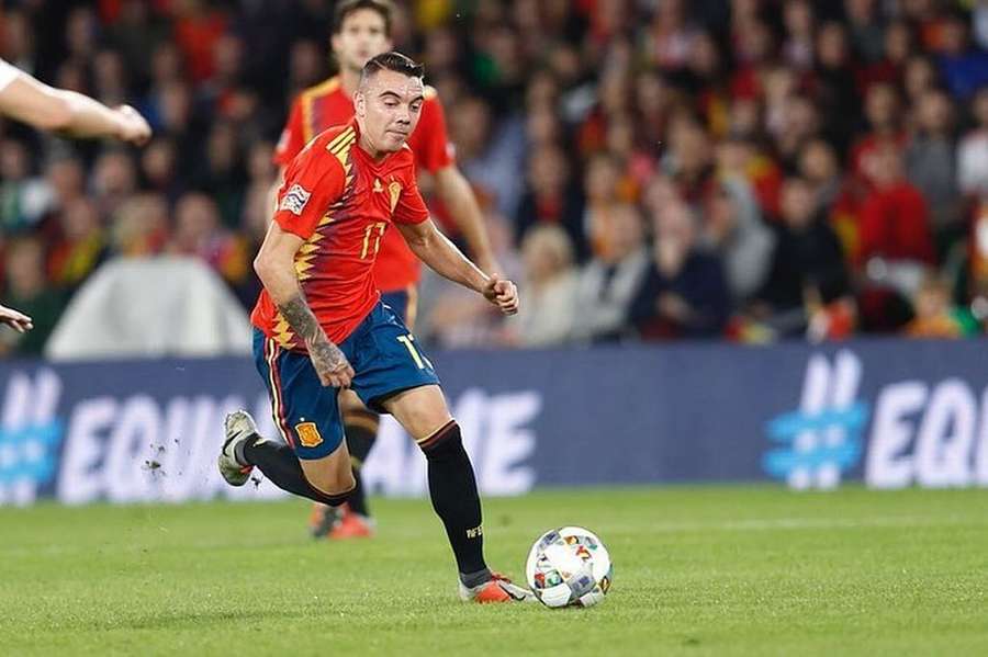Iago Aspas não joga pela seleção de Espanha desde 2019
