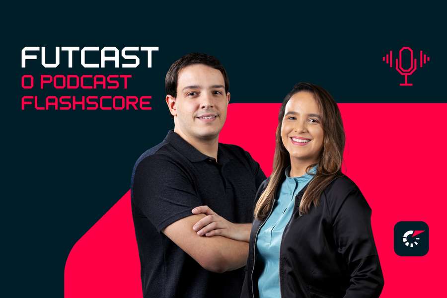 Rafael Oliveira e Camilla Garcia participaram do segundo episódio do Futcast