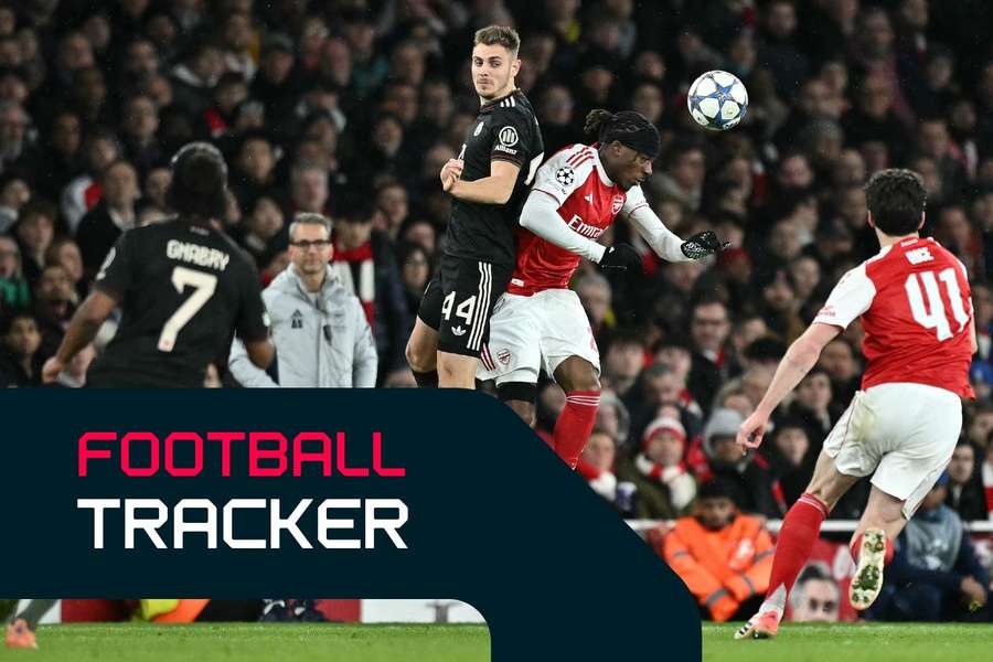 Noni Madueke netted Arsenal's second of the night against Bayern Munich