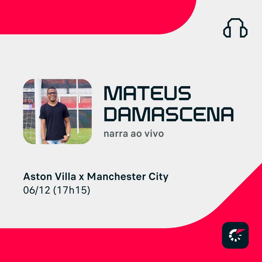 Qual canal vai passar o jogo ASTON VILLA X MANCHESTER CITY Hoje (06/12)?  Passa no STAR+ ou ESPN? Veja onde assistir ASTON VILLA X MANCHESTER CITY ao  vivo com imagens - Portal