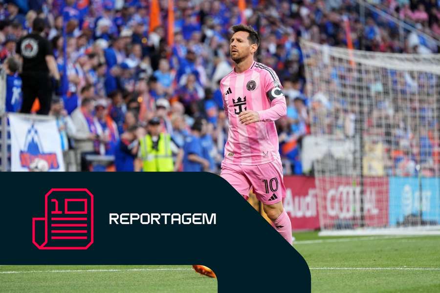 Messi, protagonista no último jogo do Inter