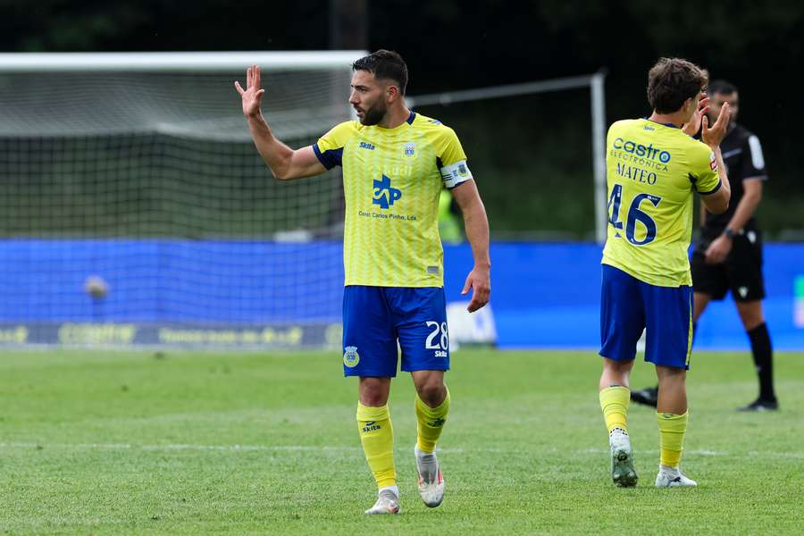 Tiago Esgaio é o capitão do Arouca