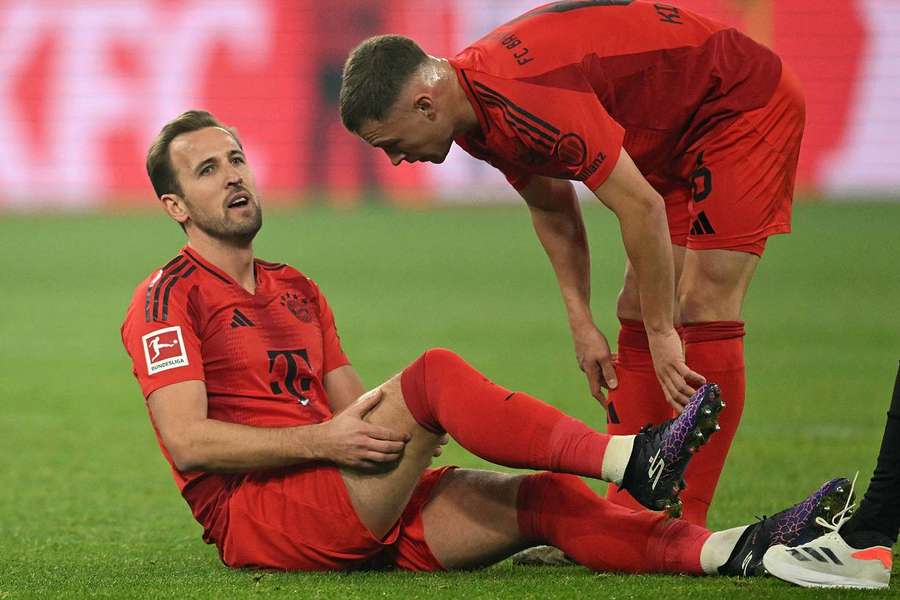 Allemagne: Kane touché à la cuisse droite et remplacé avec le Bayern à Dortmund
