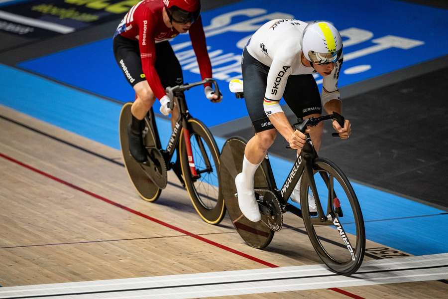 Tim Torn Teutenberg (r.) feiert Gold in Belgien