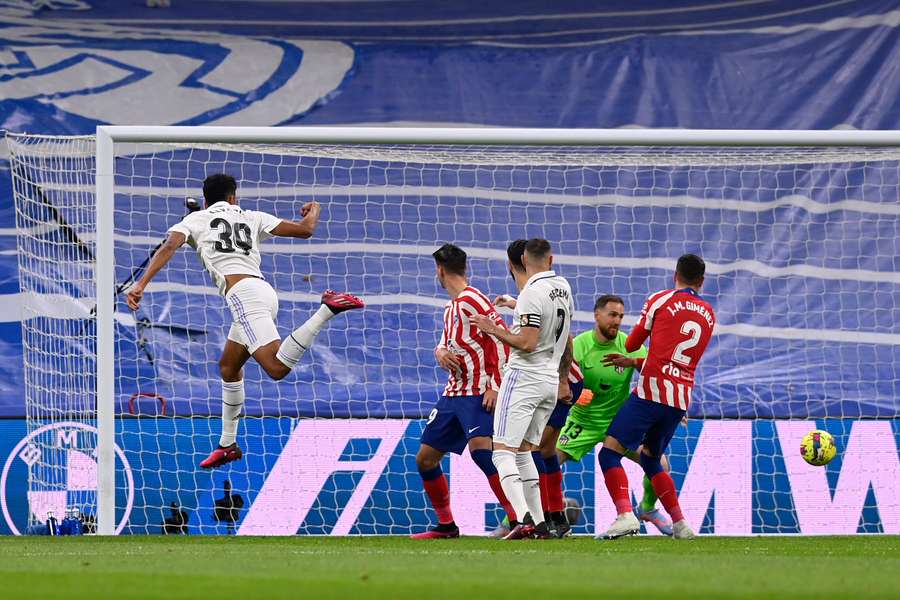 Alvaro Rodriguez sull'azione del gol