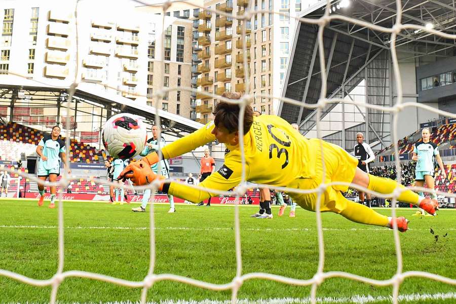 Berger wurde spät überwunden.