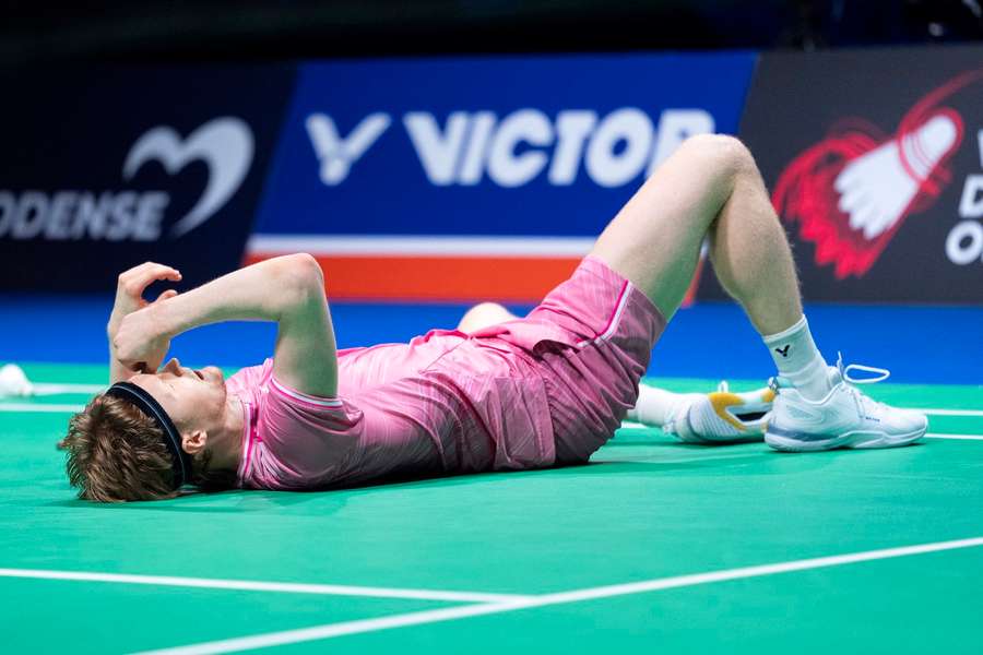 Anders Antonsen failed to find his best form in Paris