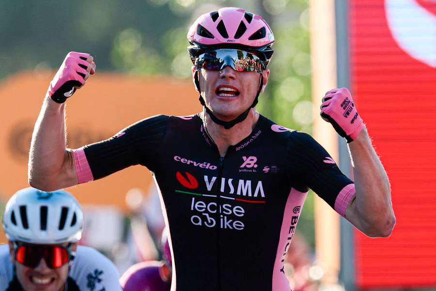 Olav Kooij, en el Giro 2025.