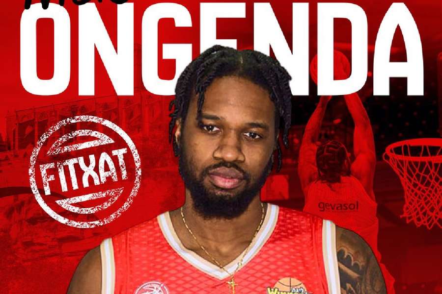 Ongenda, nuevo jugador del Manresa Ongenda, nuevo jugador del Manresa
