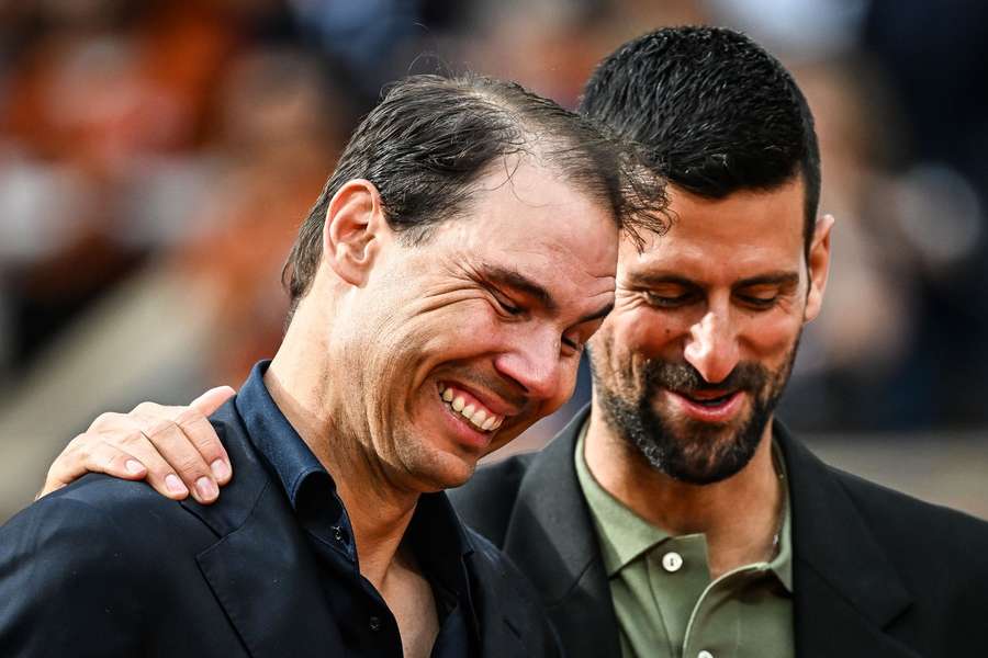 Rafael Nadal și Novak Djokovic