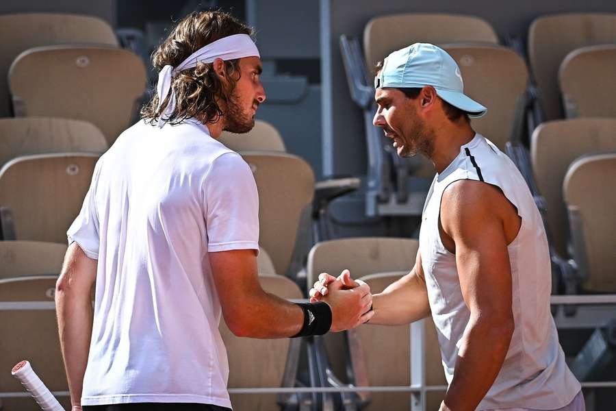 Stefanos Tsitsipas en Rafael Nadal speelden 10 keer tegen elkaar, waarvan de Griek twee won