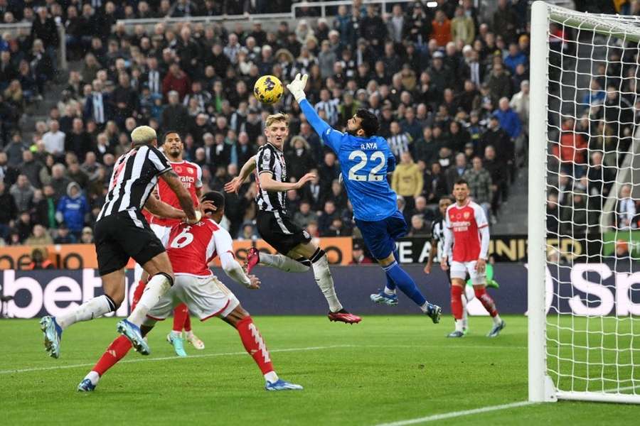 Le match entre Newcastle et Arsenal a eu lieu le 4 novembre dernier.