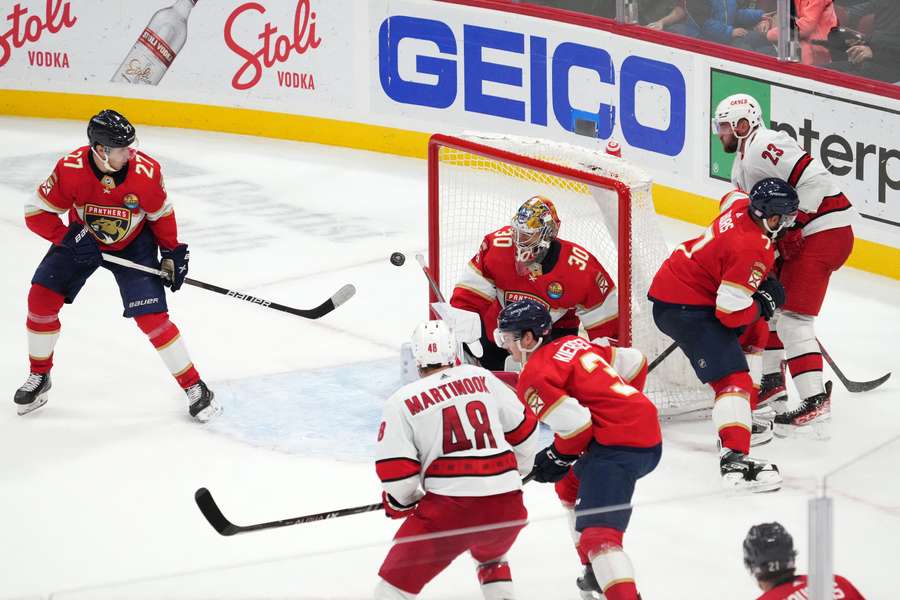 Spencer Knight starred in goal for the Florida Panthers