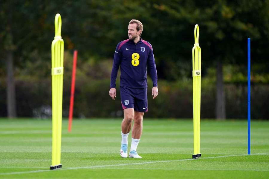 Kane in England training