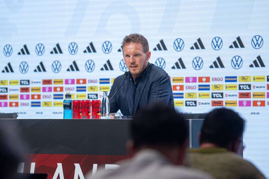 Julian Nagelsmann stond de pers te woord na de bekendmaking van zijn selectie