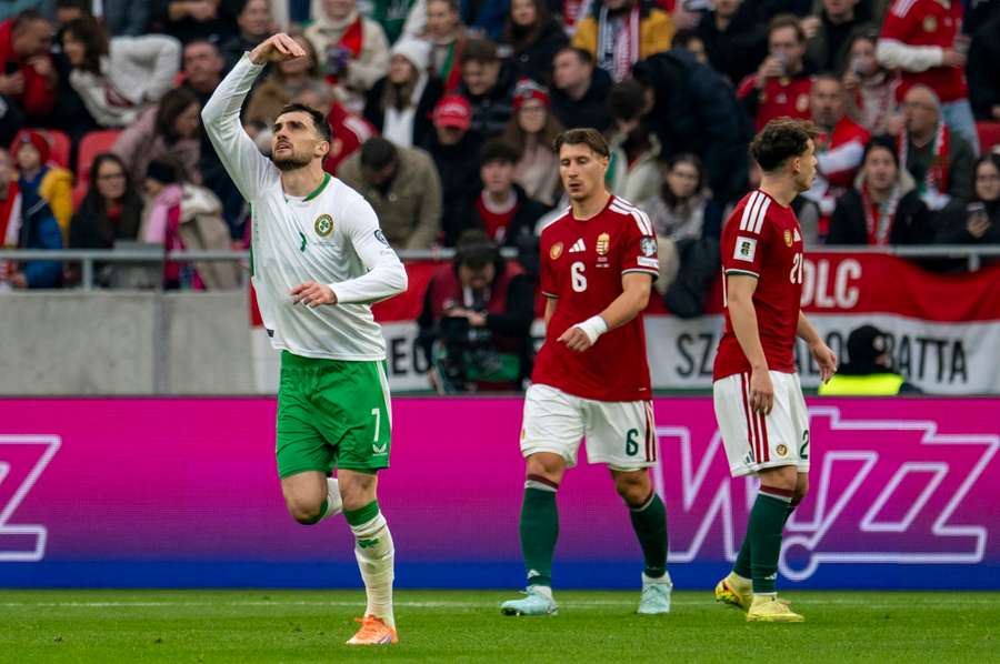 Troy Parrott voltou a ser o herói irlandês Troy Parrott voltou a ser o herói irlandês