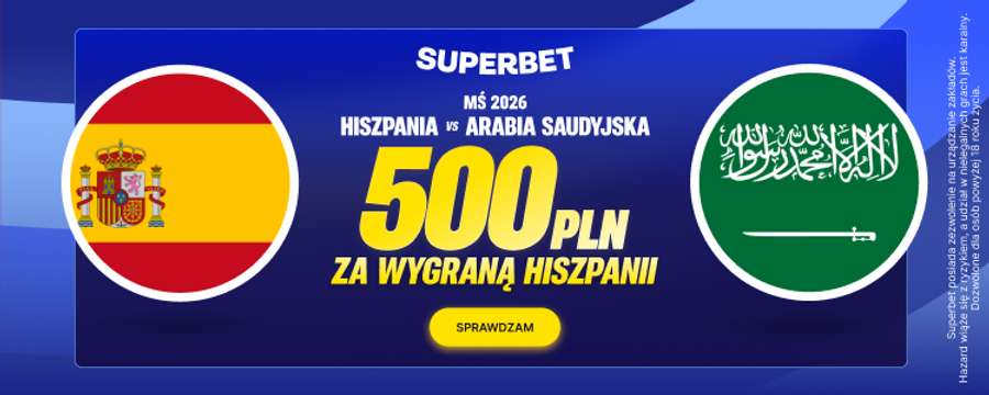 500 PLN bonusu za wygraną Brazylii 500 PLN bonusu za wygraną Brazylii
