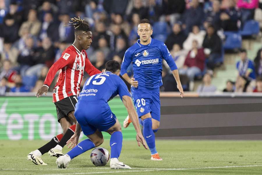 Nico Williams, contre Getafe la saison dernière.