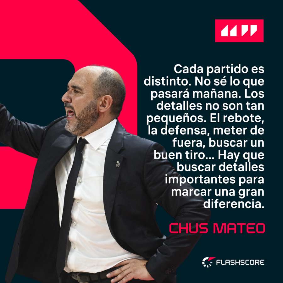 Chus Mateo, sobre el Panathinaikos-Real Madrid