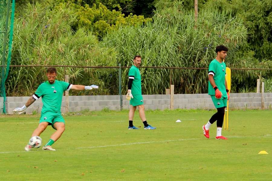 Académica em treino