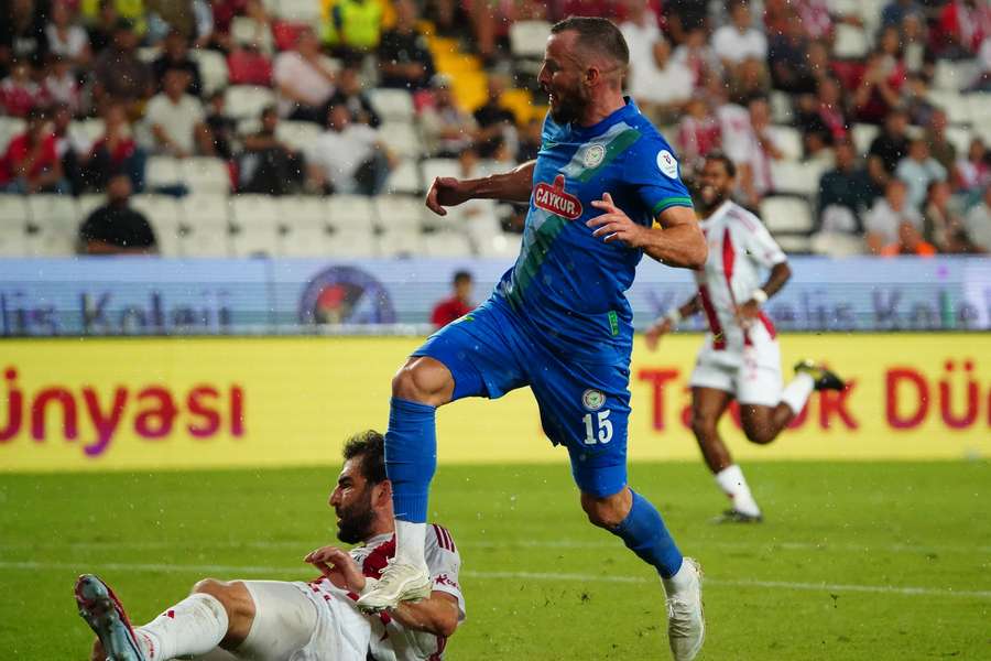 Václav Jurečka skóroval proti Antalyasporu. Václav Jurečka skóroval proti Antalyasporu.