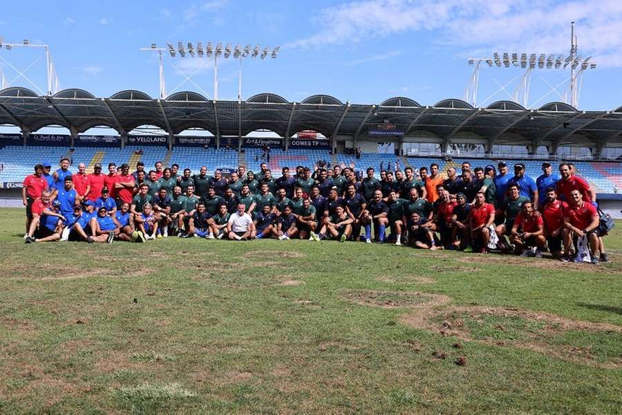 Portugal fez treino conjunto com seleção de Samoa