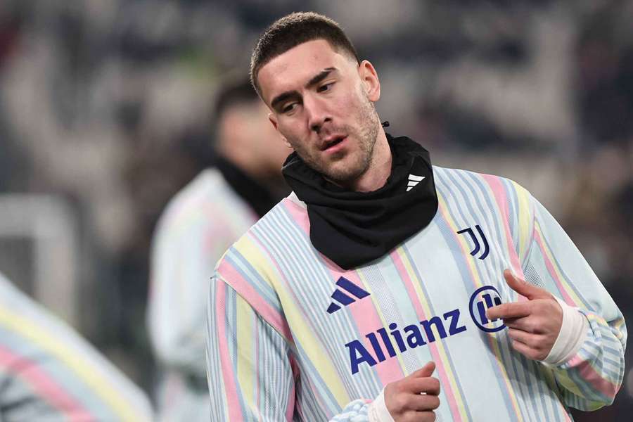 Dusan Vlahovic avec la Juventus.