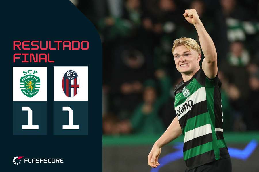 Harder marcou o golo que manteve o Sporting na Liga dos Campeões