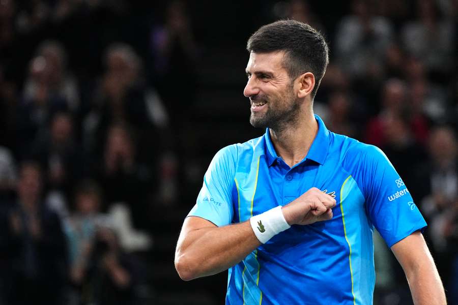Djokovic compite en París-Bercy.
