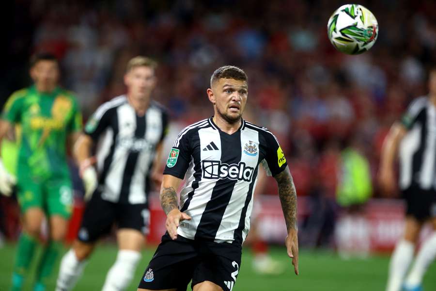 Kieran Trippier in action for Newcastle