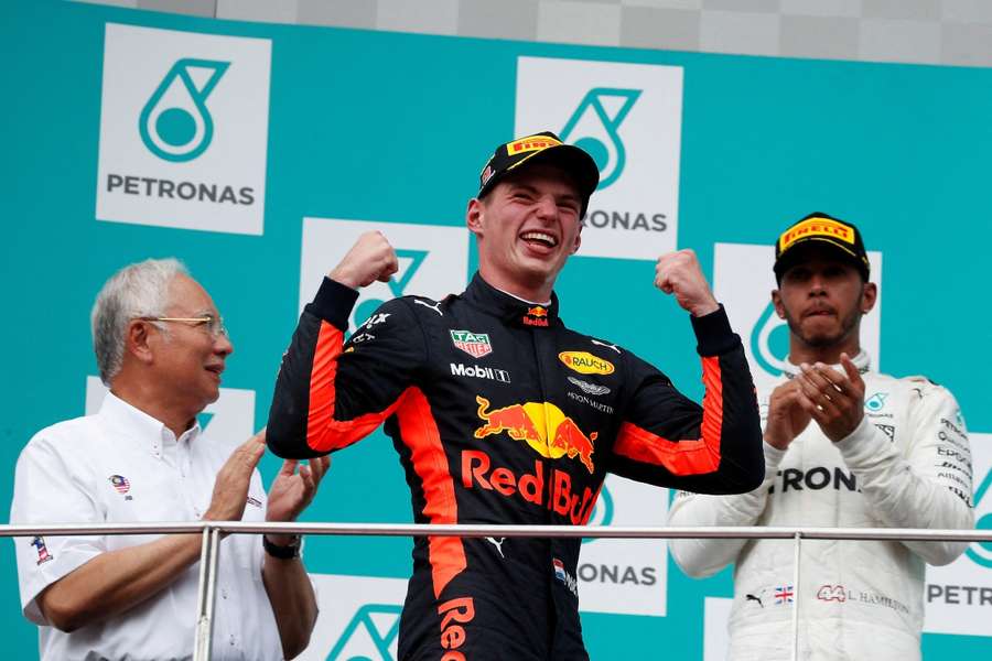 Verstappen won the last Malaysian Grand Prix in 2017