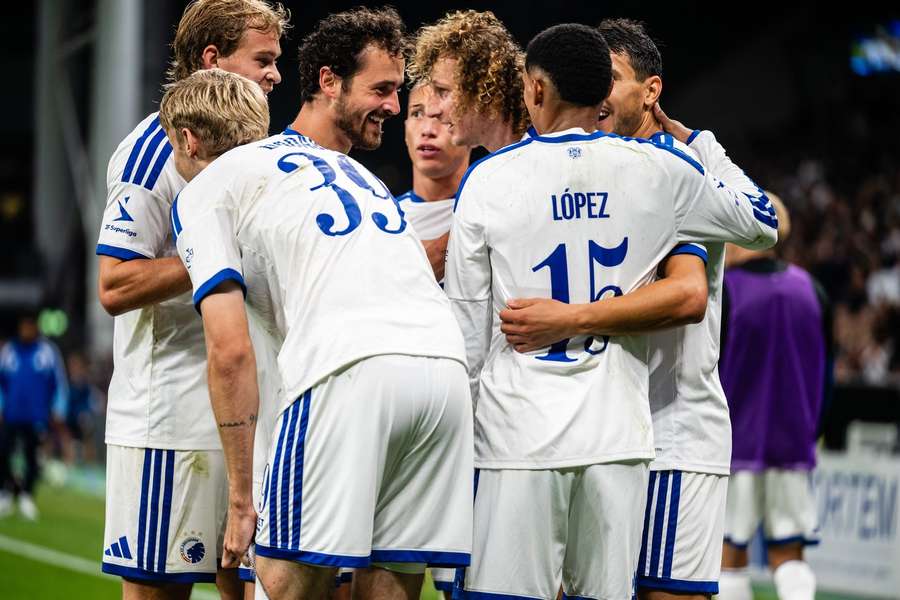 FC Copenhagen's players celebrate their win against FC Nordsjaelland FC Copenhagen's players celebrate their win against FC Nordsjaelland