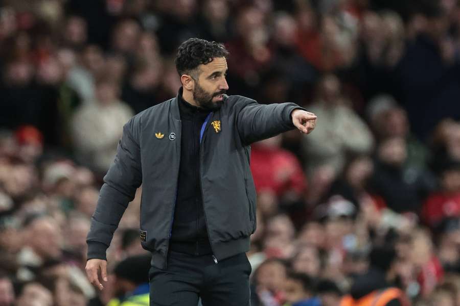 Ruben Amorim, treinador do Manchester United