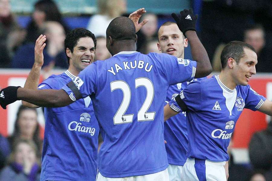 Yakubu and Mikel Arteta played together at Everton