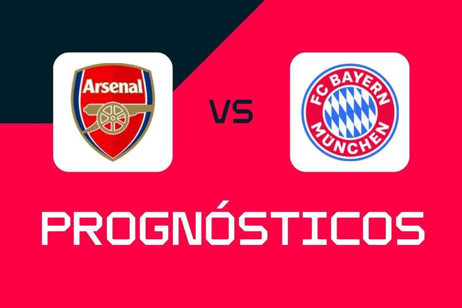 Arsenal - Bayern: Prognósticos, melhores apostas e odds (Liga dos Campeões)