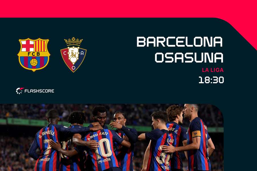 Barcelona e Osasuna defrontam-se em Camp Nou